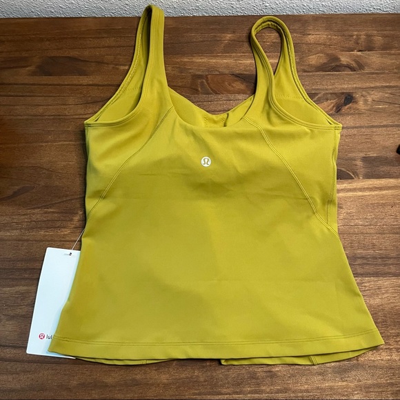 NWT Sold Out lululemon Align™ Waist-Length Tank Top in Auric Gold - Picture 5 of 6